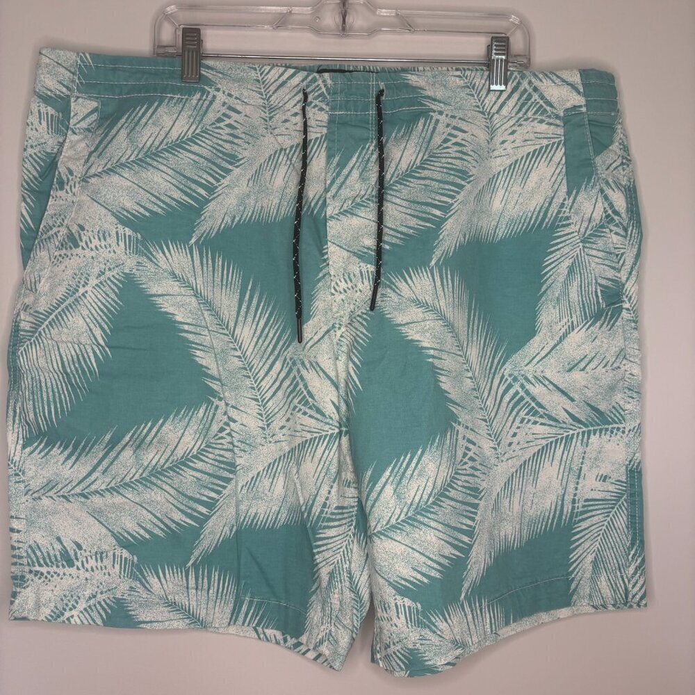 AMERICAN EAGLE EXTREME FLEX Sz XXL Tropical 9" Board Shorts Pockets Drawstring